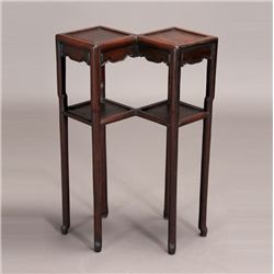 A Rosewood Flower Stand