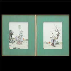 Two Porcelain Plaques