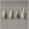 Image 1 : A Group of Four Small Famille Rose Porcelain Vases