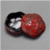 Image 4 : A Small Cinnabar Lacquer Covered Box, 17th/18th C