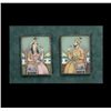 Image 1 : Two Mughal-Style Miniature Portraits
