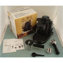 Mr. Coffee Espresso Machine Cappuccino Maker ECM 3