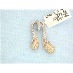 14k Gold Diamond Pendant