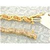 Image 4 : 14k Gold Bracelet with Diamonds