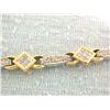 Image 2 : 14k Gold Bracelet with Diamonds