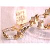 Image 3 : 14k Gold Bracelet with Diamonds