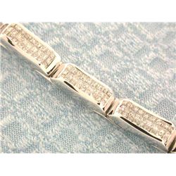 14k Gold Bracelet with Diamonds