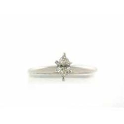 14k Marquise Solitaire Diamond Ring (0.27 ct)