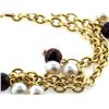Image 2 : 14k Gold Bracelet with Pearls