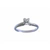 Image 2 : 14k White Gold Ring with Diamond Solitaire (0.41 ct)