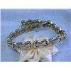 Image 1 : 14k Two Tone Gold Bracelet with Diamonds