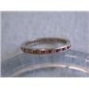 Image 1 : Eternity Ring with Diamonds and Sapphire