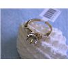 Image 2 : 14ky Gold Ring with Diamonds 0.32 ct (Semi-Mount)