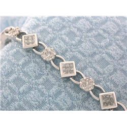 14k Gold Diamond Bracelet