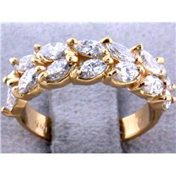 14k Yellow Gold Diamond Ring