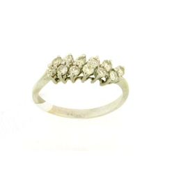 14k White Gold Diamond Ring
