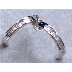 14k White Gold Diamond Earrings