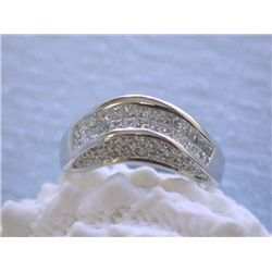 14k Gold Ring with Diamonds