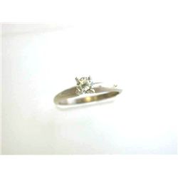 14k White Gold Diamond Ring