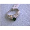 Image 4 : 14k Gold Ring with Diamonds with Gemstone