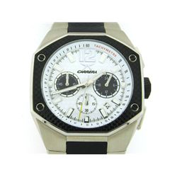 Carrera Men's CW66441.47C021 Sporty Chronograph White Watch