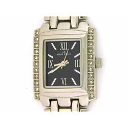 AK Anne Klein Crystal Collection Black Dial Women's watch #10/8669BKSV