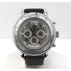 Marcel Drucker Stainless Steel,Skeleton Men's Watch