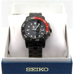 Seiko Stainless Steel Skeleton Watch