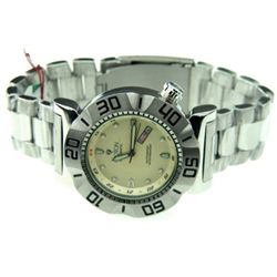 Croton Stainless Steel Automatic Skeleton Watch