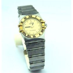 Omega 18K Yellow Gold, Stainless Steel watch