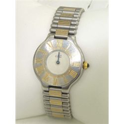 Cartier 18K Yellow gold /Stainless Steel Watch