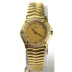 Ebel 18K Gold Diamond Watch
