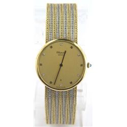 Chopard 18K Yellow Gold and White Gold Blue Stone Watch