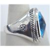 Image 2 : David Yurman Silver Blue Topaz Diamond Ring