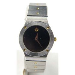 Movado 2 tone swiss quartz watch