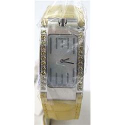 Movado alligator strap watch