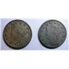 Image 1 : 1883 NO CENTS LIBERTY NICKEL AND 1883 WITH CENTS NICKEL