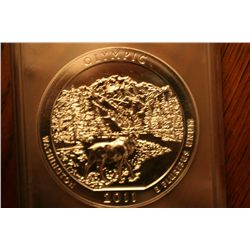 2011  5oz. Silver National Park "Olympic" (PCGS-MS69PL)