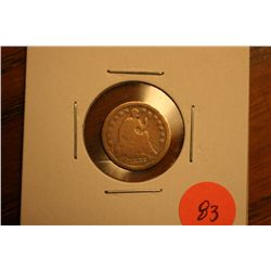 1855 with arrows half dime