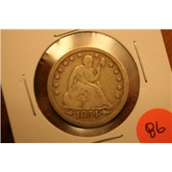 1854 with arrows quarter