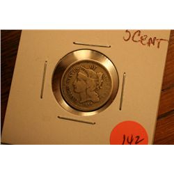 1866 3 cent nickel