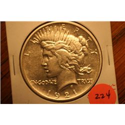 1921 peace dollar key date