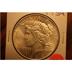 1934 peace dollar