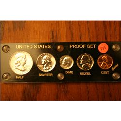 1957 proof set in capital holder