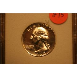 1960 washington quarter acgi pr70