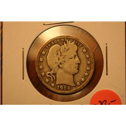 1914 barber quarter