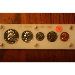 1963 proof set in capital holder
