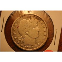 1905 barber half dollar