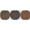 Image 1 : 3 Large Cents