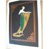 Image 1 : Erte "Emerald Night" Lithograph of Chalk and Vermilion